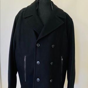 Men’s Wool double breasted Pea Coat